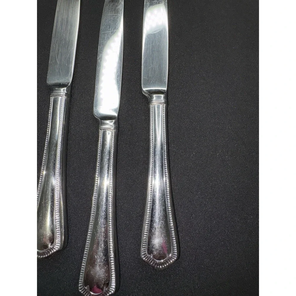 Waterford Somerset SET 3 French Hollow Knives dinner 9.5